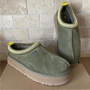 Ugg tazz platform braid women’s they are burnt olive new without box